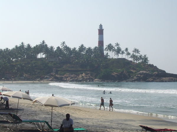 lighthouse beach,kovalam,india