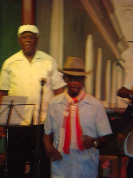 salsa bar in Cuba with old as fullas playing the beats