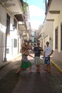 on the streets on panama, old town