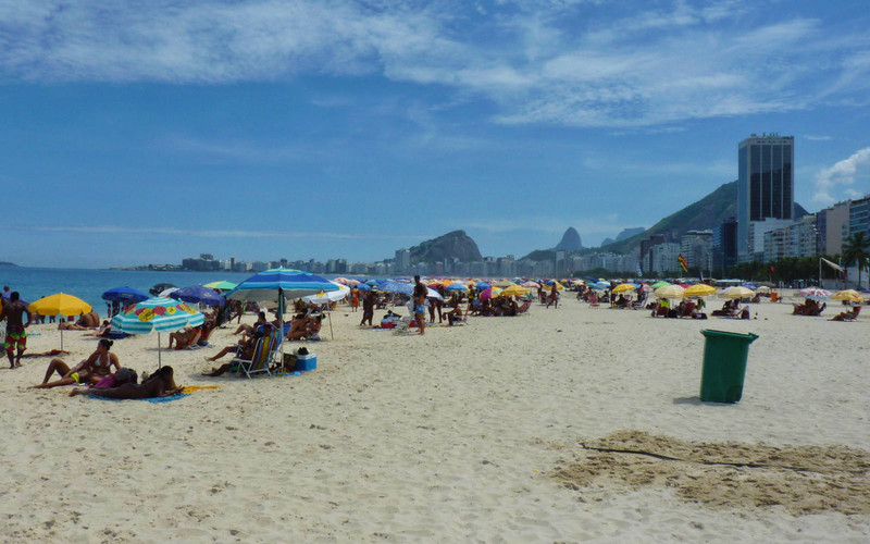 Looking toward Copacabana Beach