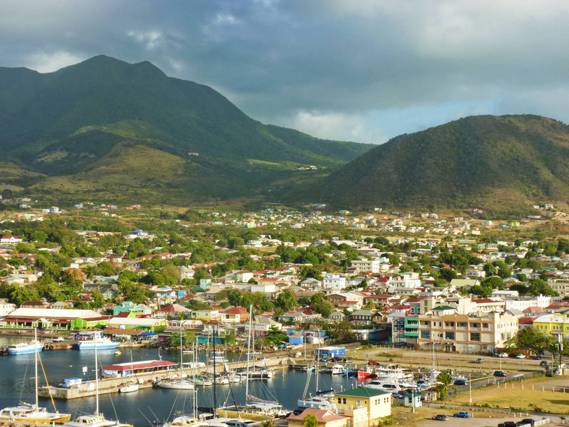 Basseterre as seen from the ship