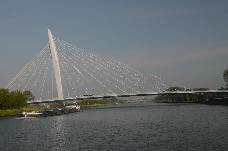 One of the bridges coming into Amsterdam