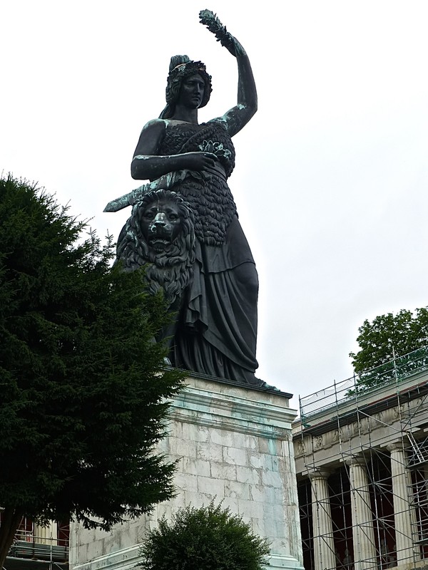 The Bavaria Statue - the patron saint of the land.