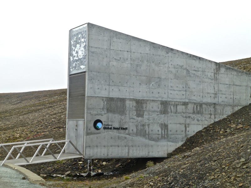 This is the Svalbard Global Seed Vault.