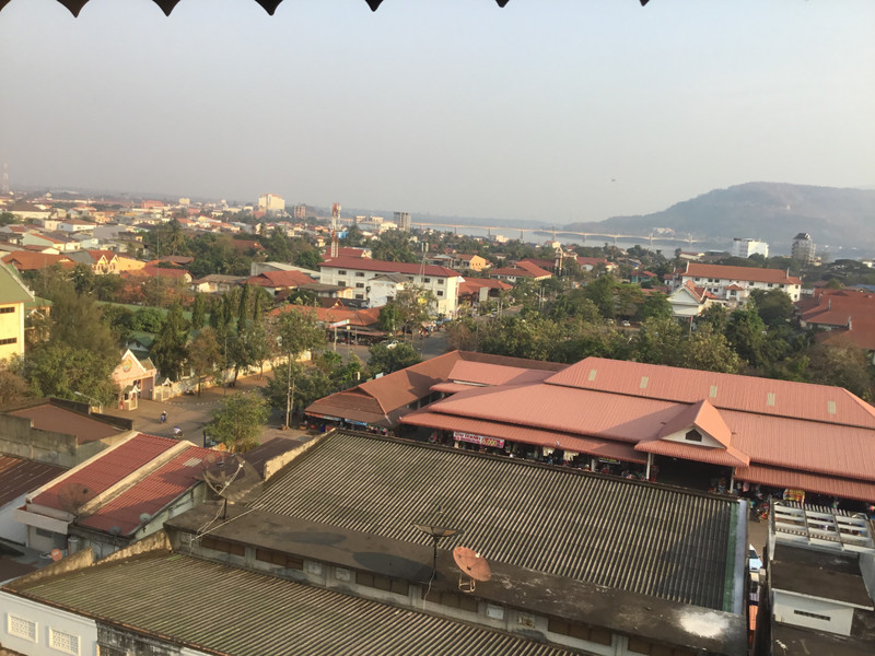 View from our room, Pakse Hotel