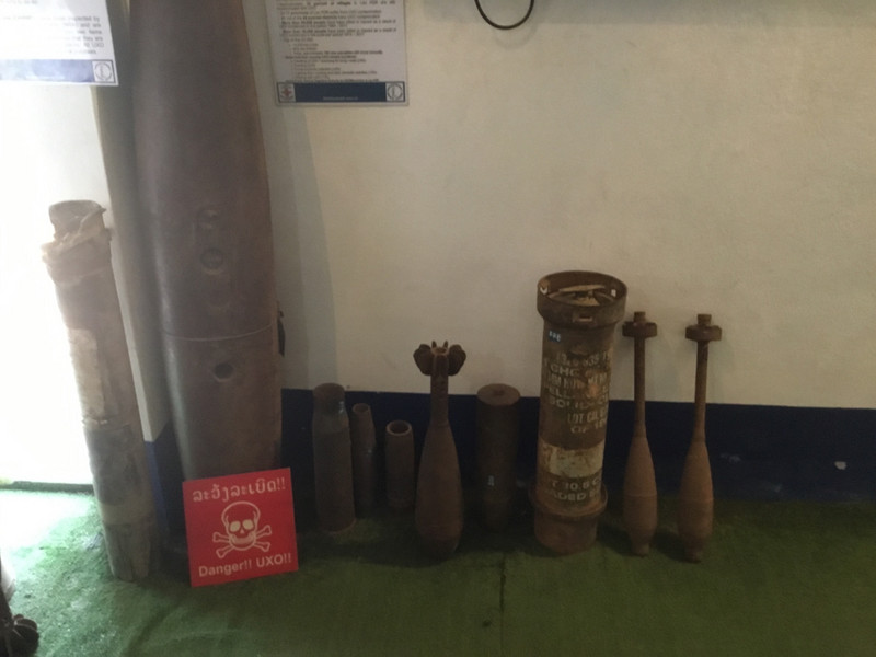 US bombs inside museum