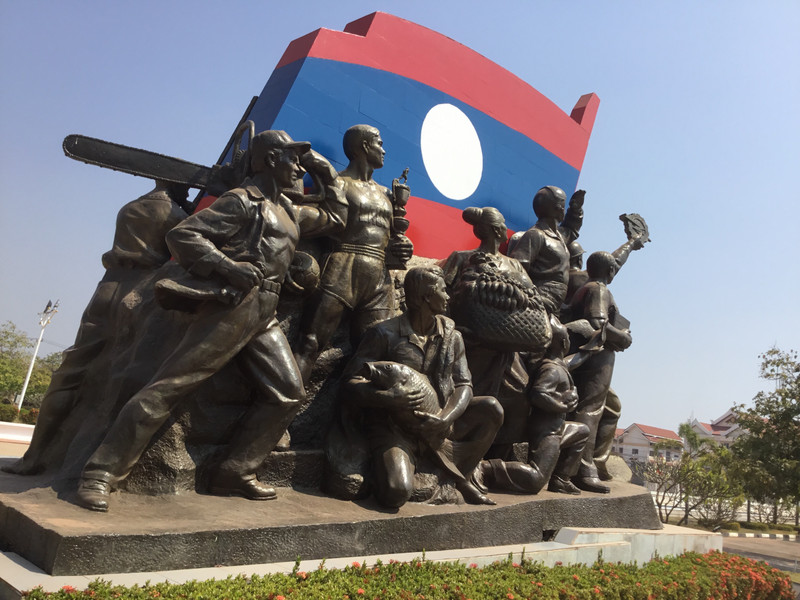 Post-liberation celebration statue