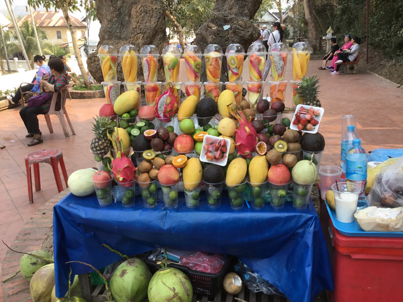 Typical fruit vendor's stall