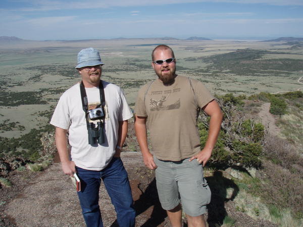 Me and Anthony on Mt. Capulin