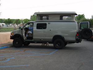 4WD Camper Van that was at Aztec Ruins that was Awesome
