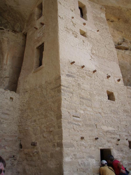 Looking at the Astronomy Tower at the Cliff Palace