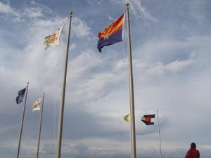 Flags at Four Corners