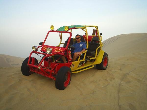 The dune buggy...