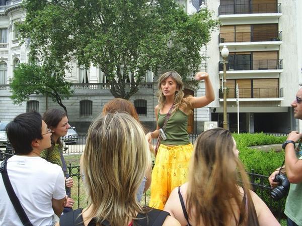 The walking tour of Buenos Aires