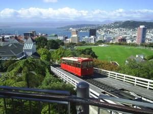 The Wellington cable car.