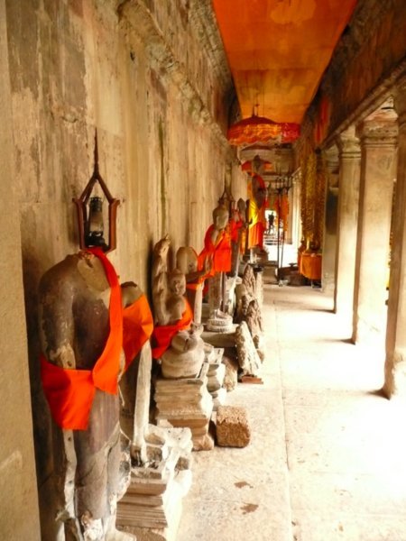 Buddhas at Angkor Wat