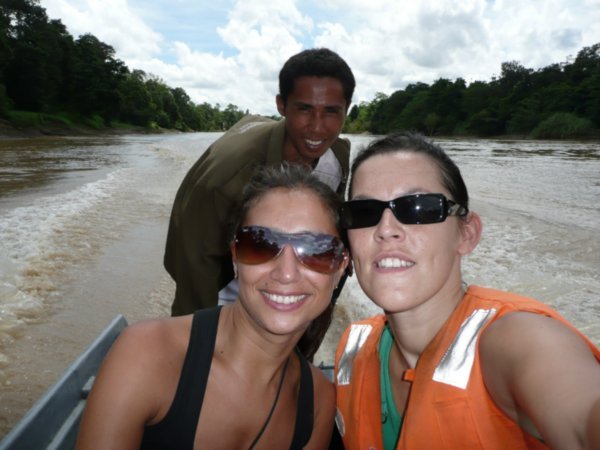 with Sandra and Tony our boatman