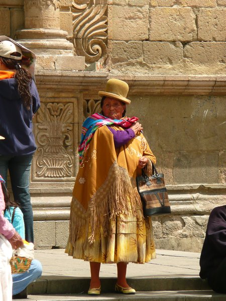 woman in La Paz