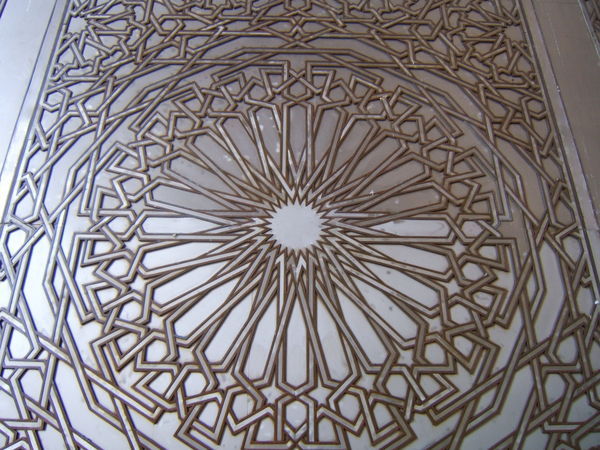 door detail Hasan II mosque