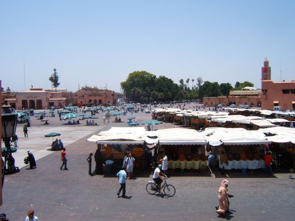 Djemaa during the day