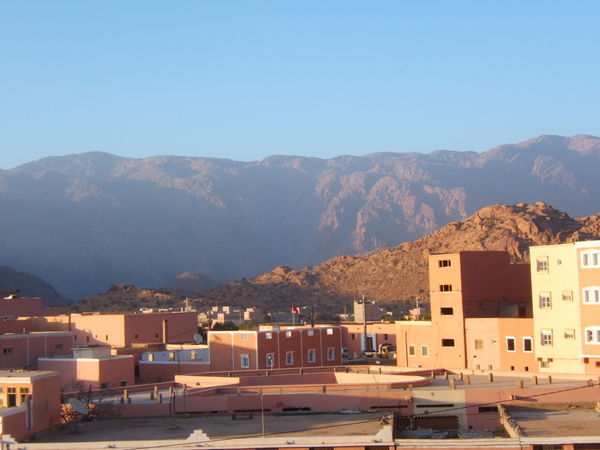 Tafraoute skyline