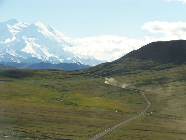 Denali from the road in