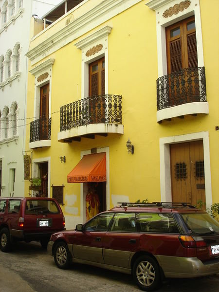 Old San Juan's bright buildings