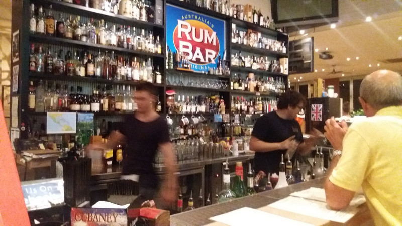 Rum bar in Airlie Beach