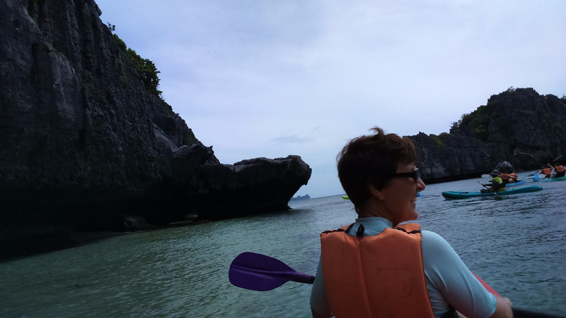 Kayaking followed by snorkelling in the Ang Thong Marine Park off Koh Samui 