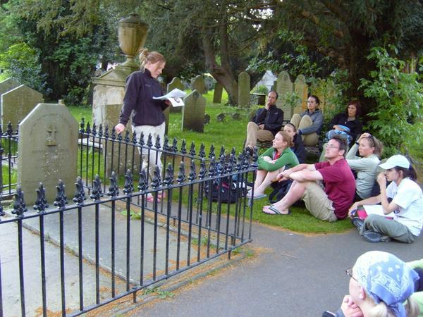 Poetry reading at Wordsworth graves