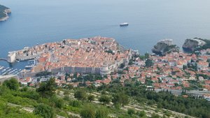 View of Old Town Dubrovnik.