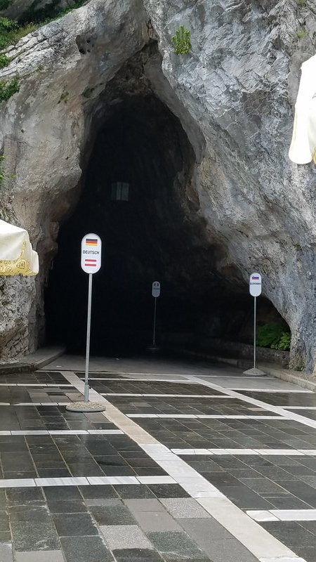Entrance to Postojna Caves