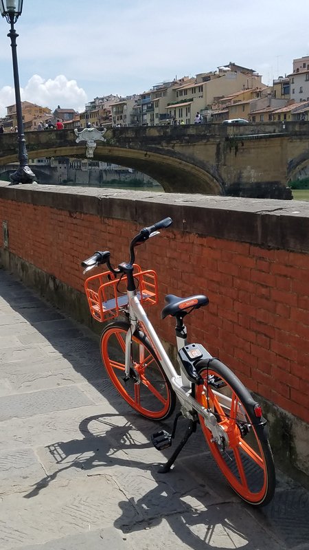 Dockless bicycles in Florence