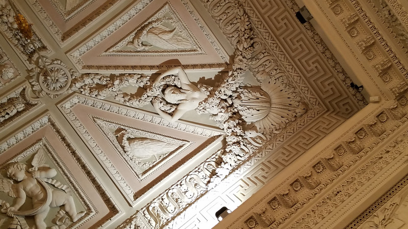 Ceiling in White Room.