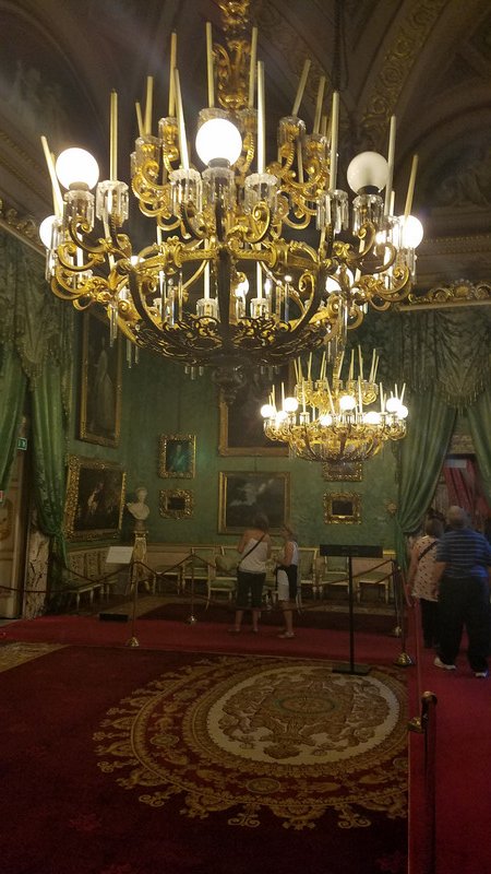 Inside Pitti Palace.