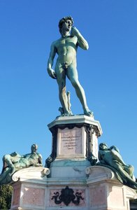 David replica in Piazza Michaelangelo.