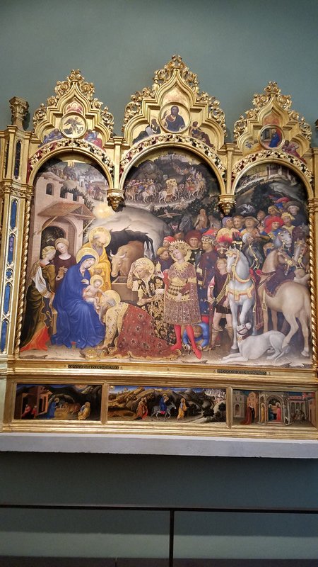 In Uffizi Gallery