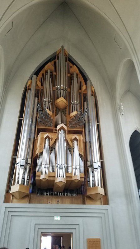 Organ in Hallgrimskirkja Church 
