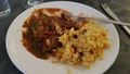 Reindeer chili con carne & couscous
