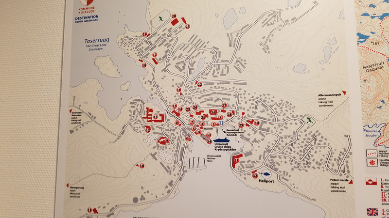 Qaqortoq town map