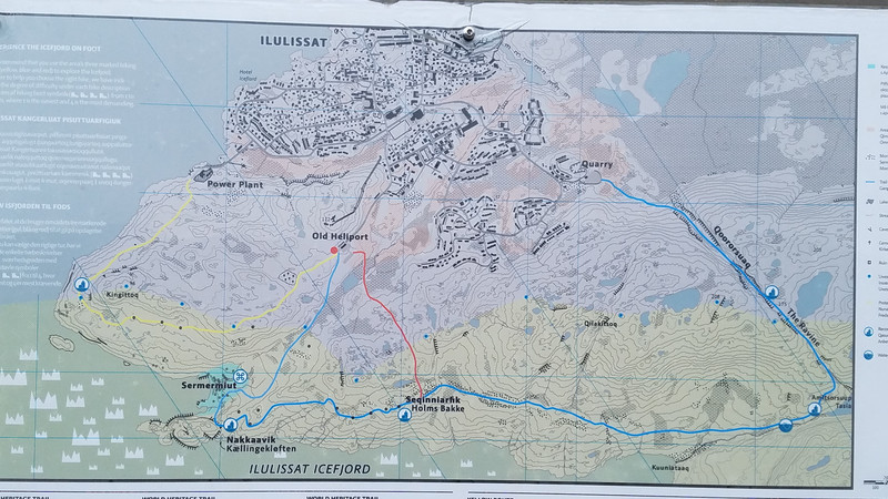 Map explaining Sermermuit Area