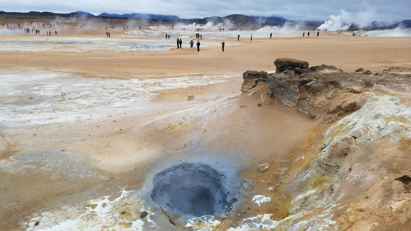 Mudpot at Geothermal area.