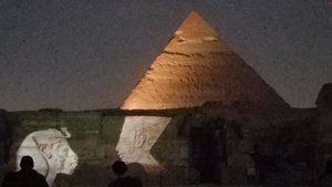 Pyramids Light & Sound show.