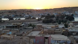 Sunset from Nubian village