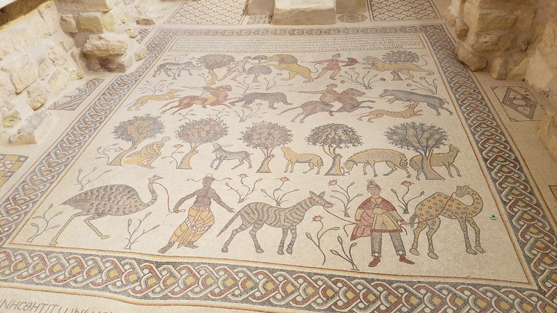 Mosaics in church