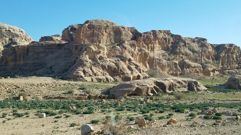 View on way to Little Petra