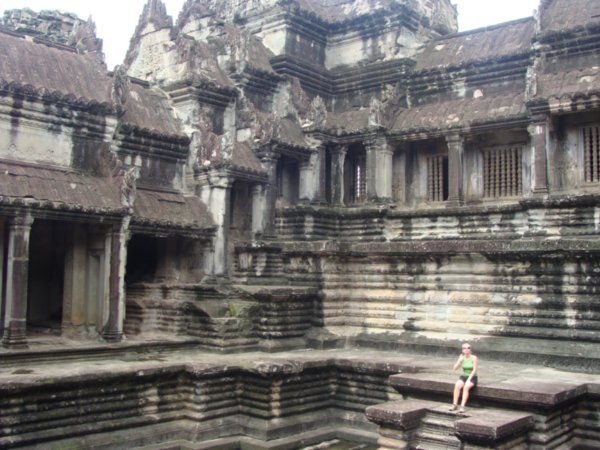 Inside Angkor wat