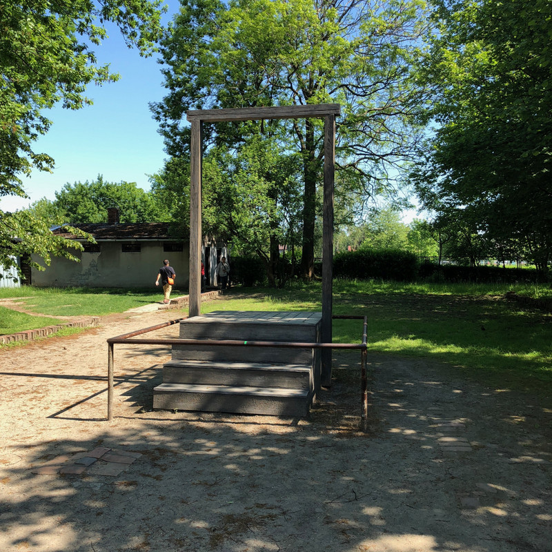 GALLOWS THAT RUDOLPH HESS WAS HANGED ON