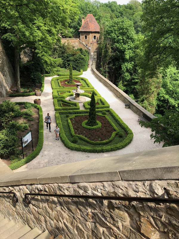 ONE OF THE GARDENS AT CASTLE