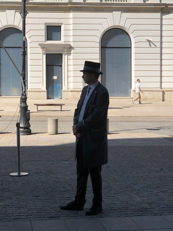 HEAD BELLMAN WITH HIS TOP HAT